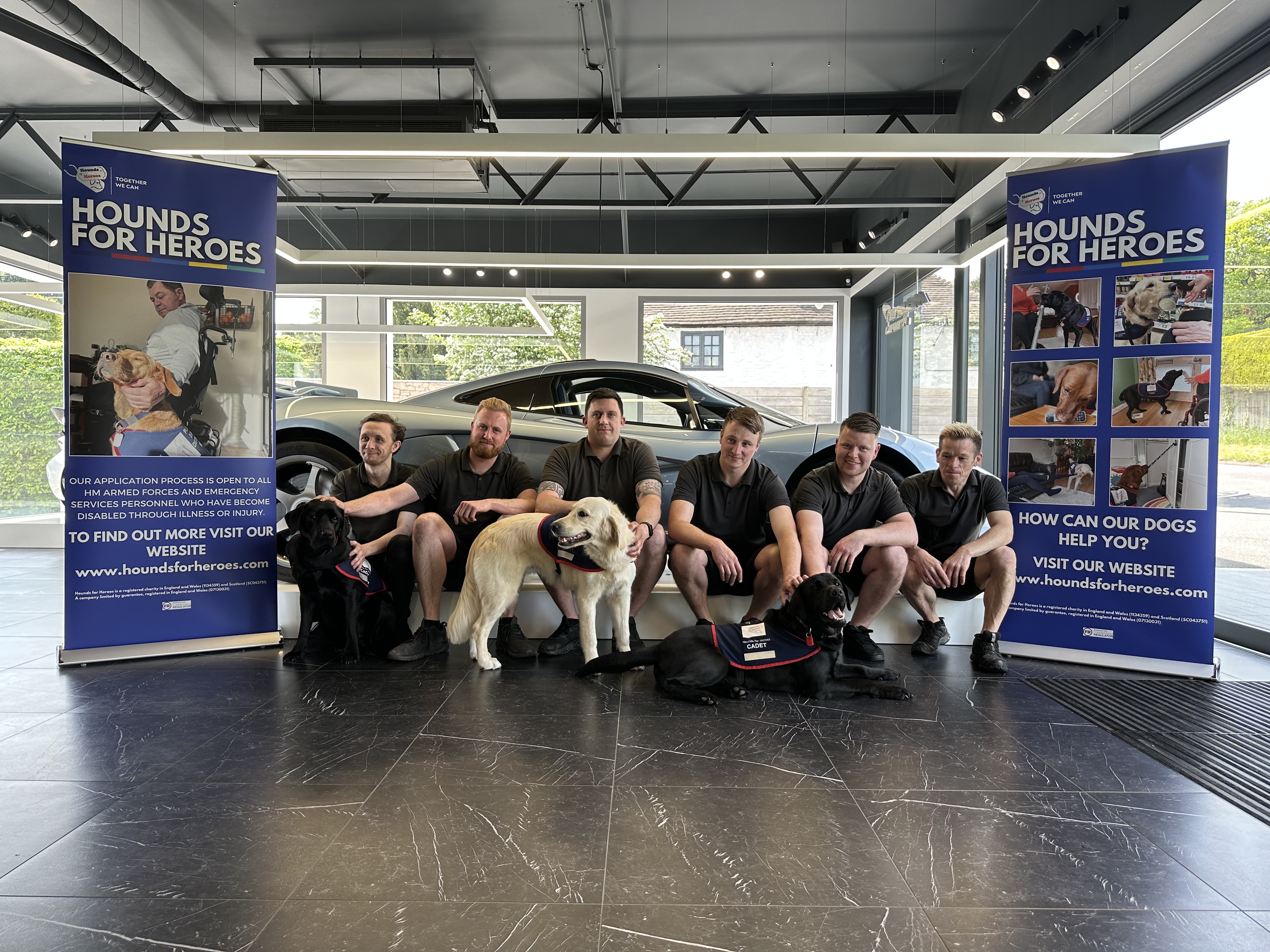 Lanzante mechanics with hounds for heroes dogs