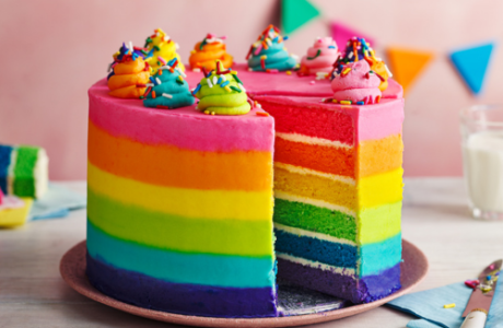 Rainbow cake 