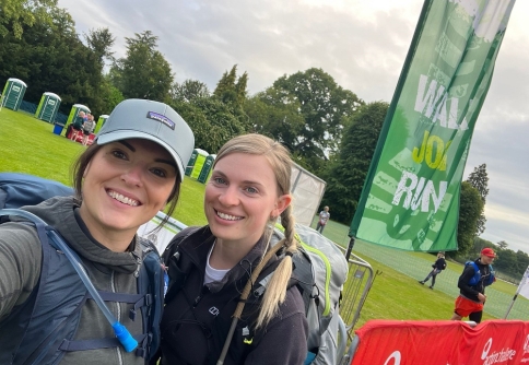 Supporters at Cotswold ultra challenge